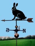 Sitting Hare Orbital Weathervane